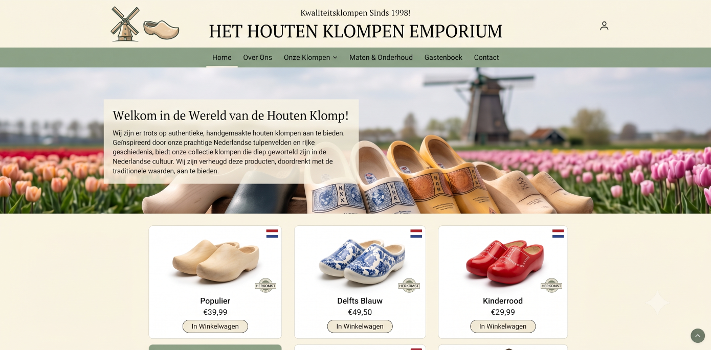 De nieuwe website na de refresh