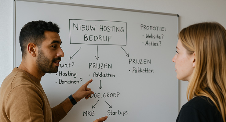 Samen brainstormen over Reseller Hosting