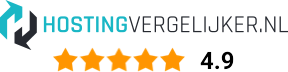 4.9 score op Hostingvergelijker